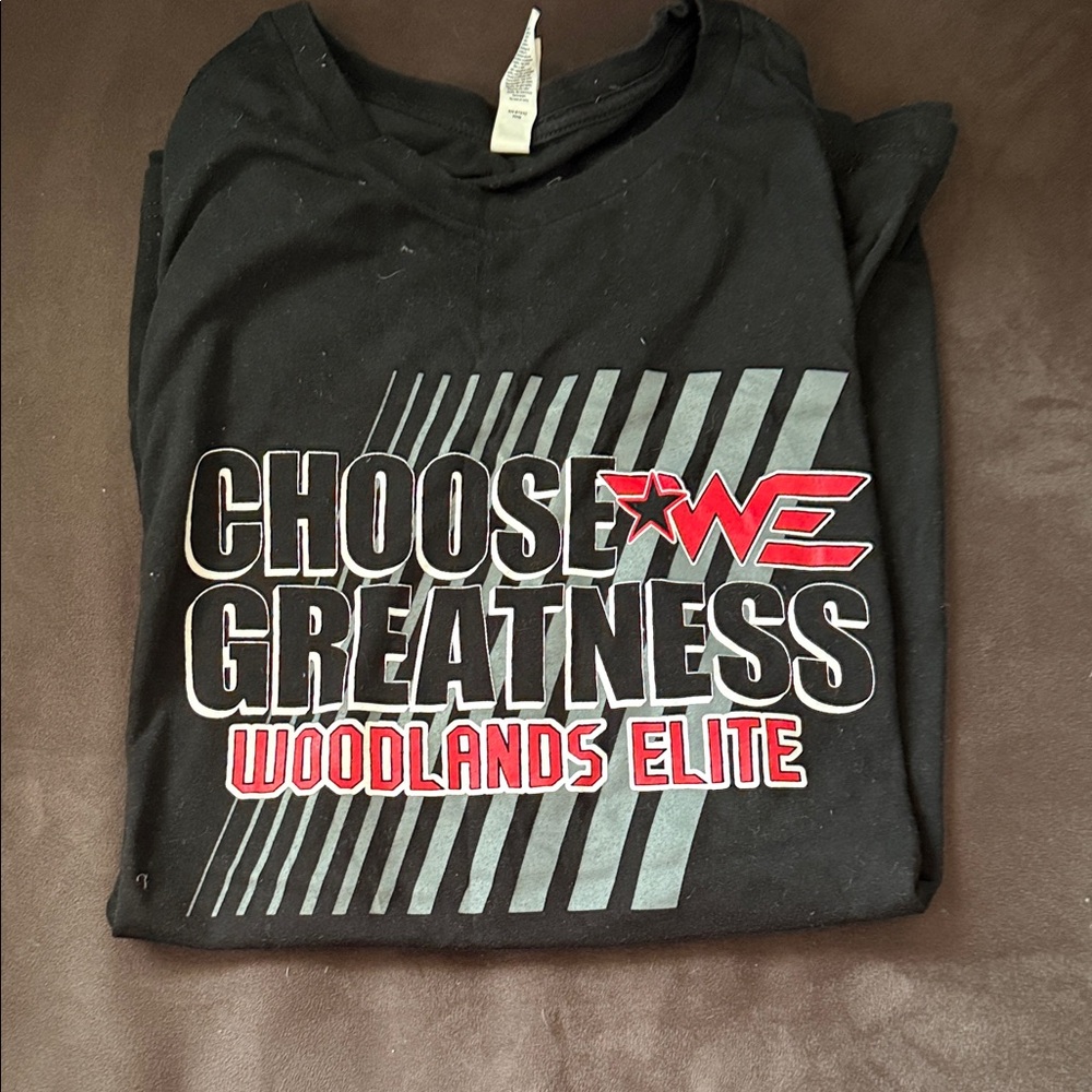 "Choose Greatness" Black Short Sleeve Tee